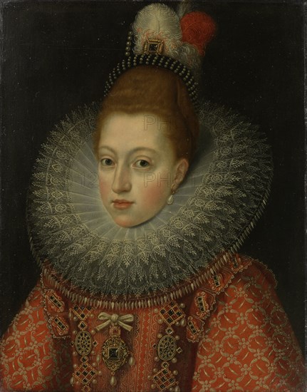 Margaret of Austria, Consort of Philip III, workshop of Frans Pourbus, II, c. 1600