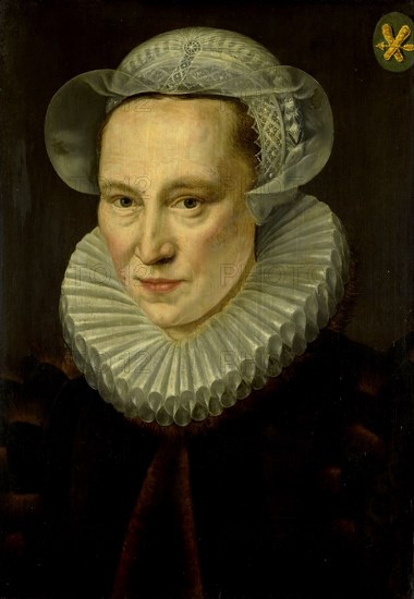 Portrait of Grietje Pietersdr Codde, died 1607, Wife of Jacob Bas, Adriaen Thomasz. Key, 1586