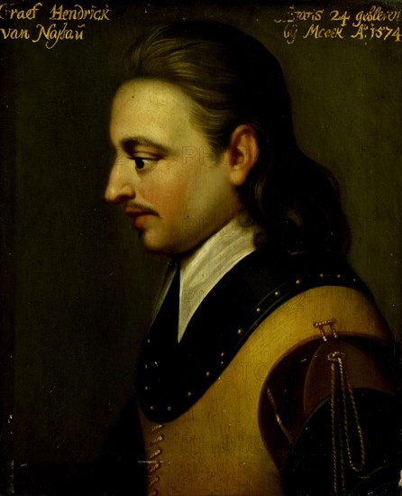 Portrait of Hendrik, Count of Nassau, workshop of Wybrand de Geest, c. 1633 - c. 1635