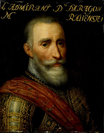 Portrait of Francisco Hurtado de Mendoza, Admiral of Aragon, workshop of Jan Antonisz van Ravesteyn, c. 1609 - c. 1633
