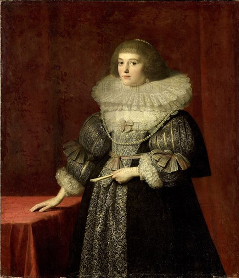 Portrait of Ursula, 1594-1657, Countess of Solms-Braunfels, Anonymous, c. 1630