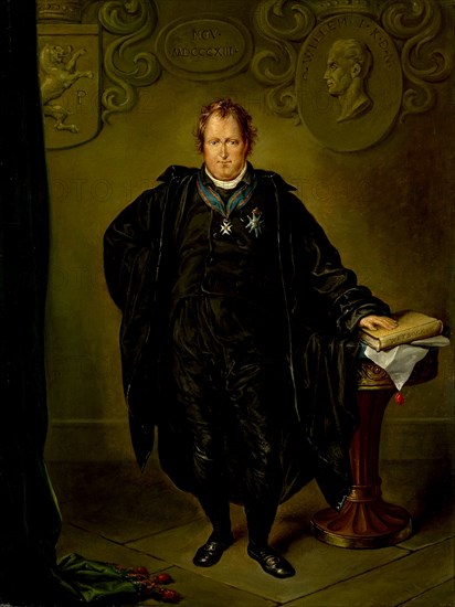 Portrait of Johan Melchior Kemper, Lawyer and Statesman, David PiÃ¨rre Giottino Humbert de Superville, 1815