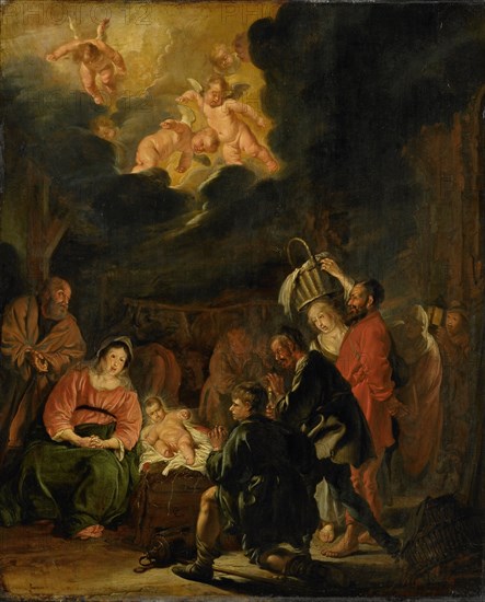 Adoration of the Shepherds, Pieter Codde, 1645