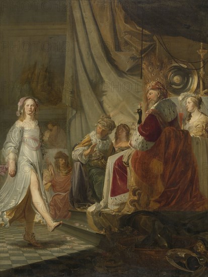 Salome Dancing before Herod, Hans Horions, 1634 - 1672