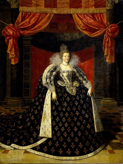 Marie de Medicis, Consort of Henry IV, King of France, workshop of Frans Pourbus, II, 1590 - 1620