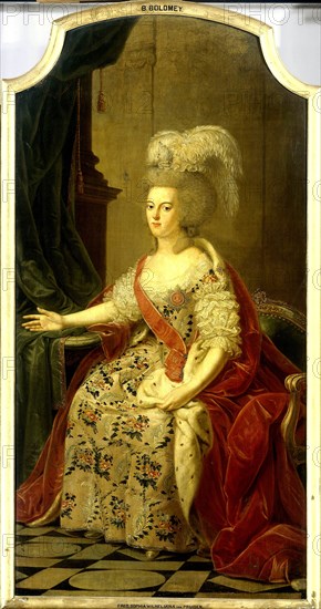 Wilhelmina of Prussia, Consort of Prince William V, Frederika Sophia Wilhelmina, Benjamin Samuel Bolomey, 1770