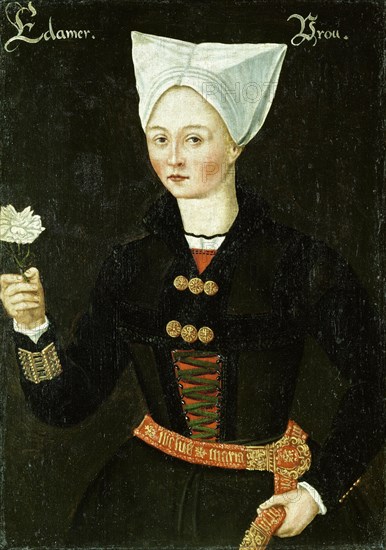 Woman from Edam, The Netherlands, Anonymous, 1550 - 1574