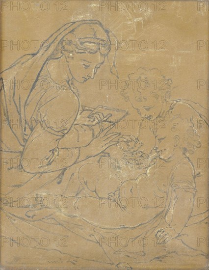 Virgin and Child with Saint John, Adriaen van der Werff, 1700 - 1722