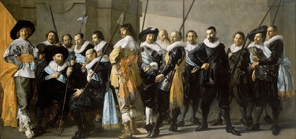 Militia Company of District XI under the Command of Captain Reynier Reael, Known as â€òThe Meagre Companyâ€ô, Frans Hals, Pieter Codde, 1637