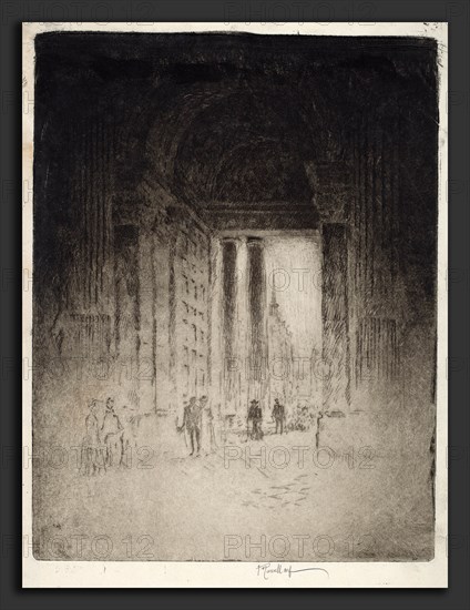 Joseph Pennell, West Door, St. Paul's, American, 1857 - 1926, 1903, etching