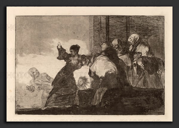 Francisco de Goya, Disparate pobre (Poor Folly), Spanish, 1746 - 1828, in or after 1816, etching, burnished aquatint, drypoint and burin [trial proof printed posthumously circa 1854-1863]