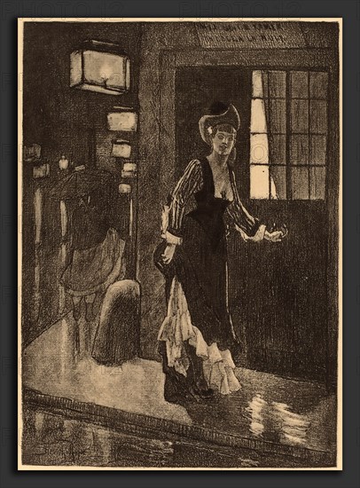 Félicien Rops (Belgian, 1833 - 1898), Le Rydeack, etching