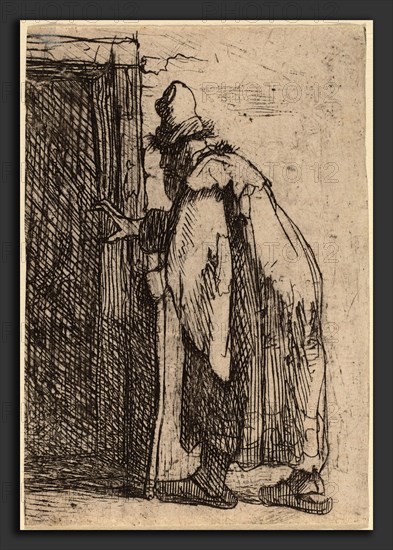 Rembrandt van Rijn (Dutch, 1606 - 1669), The Blindness of Tobit: a Sketch, c. 1629, etching