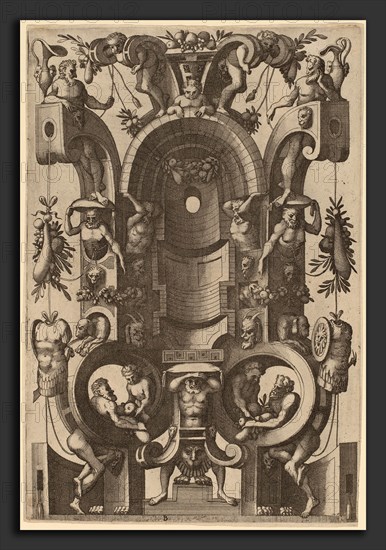 Cornelis Floris II (Flemish, 1514 - 1575), Ornament, 1557, etching and engraving