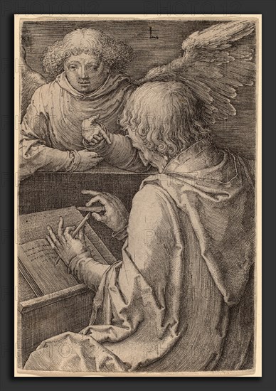 Lucas van Leyden (Netherlandish, 1489-1494 - 1533), Saint Matthew, 1518, engraving