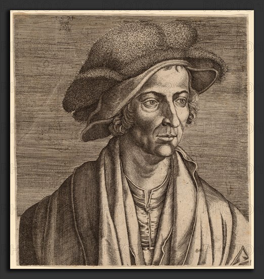 Netherlandish 16th Century or Attributed to Cornelis Cort after Albrecht DÃ¼rer, Joachim Patinir, 16th century, engraving