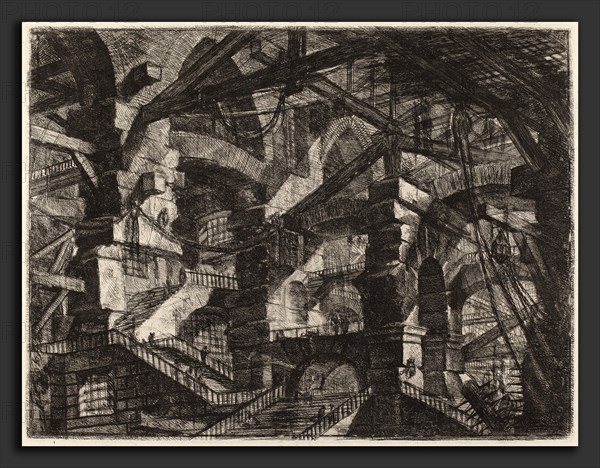 Giovanni Battista Piranesi (Italian, 1720 - 1778), The Gothic Arch, published 1800-1809, etching, engraving, sulphur tint or open bite, burnishing