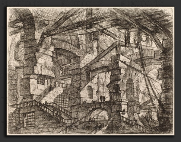 Giovanni Battista Piranesi (Italian, 1720 - 1778), The Gothic Arch, published 1750-1758, etching, engraving, sulphur tint or open bite, burnishing