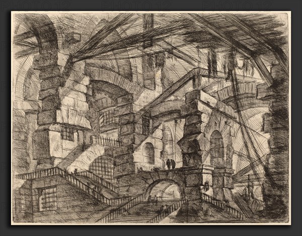 Giovanni Battista Piranesi (Italian, 1720 - 1778), The Gothic Arch, published 1749-1750, etching, engraving, sulphur tint or open bite, and burnishing