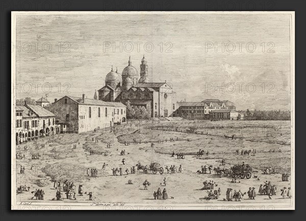 Canaletto (Italian, 1697 - 1768), S. Giustina in pra della Vale, c. 1735-1746, etching