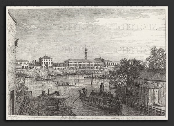 Canaletto (Italian, 1697 - 1768), Ale Porte del Dolo, c. 1735-1746, etching on laid paper