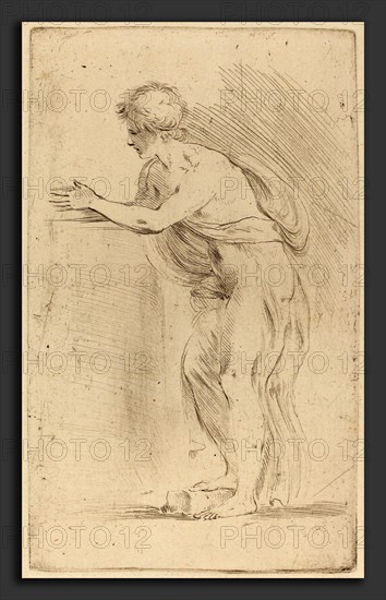 Stefano Della Bella (Italian, 1610 - 1664), Academy of a Young Man, etching on laid paper [restrike]