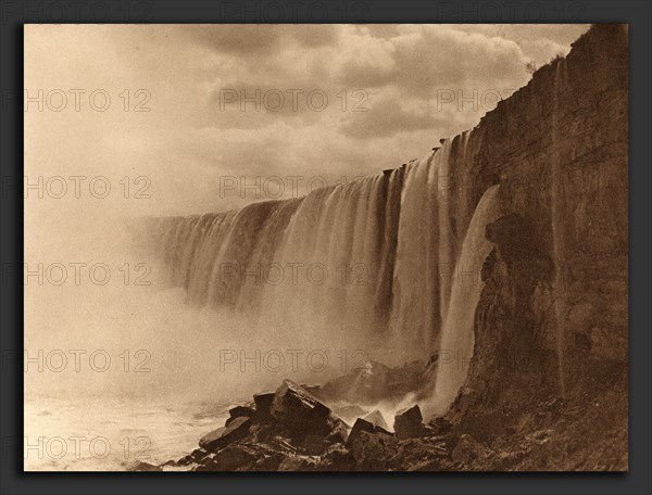 William D. Murphy (American, 1834 - 1932), Niagara Falls, 1899, photogravure in sepia on chine collé mounted on cream wove paper