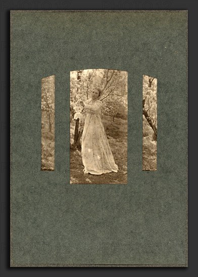 Clarence White (American, 1871 - 1925), Spring, 1899, photogravure overmatted and mounted on gray wove paper