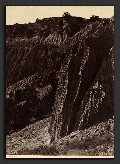 William Bell (American, American, 1830 - 1910), Rain Sculpture, Salt Creek Canon, Utah, 1872, albumen print