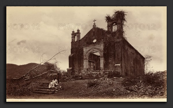 Eadweard Muybridge (American, born England, 1830 - 1904), Ruins of the Church of San Miguel, Panama, 1877, albumen print