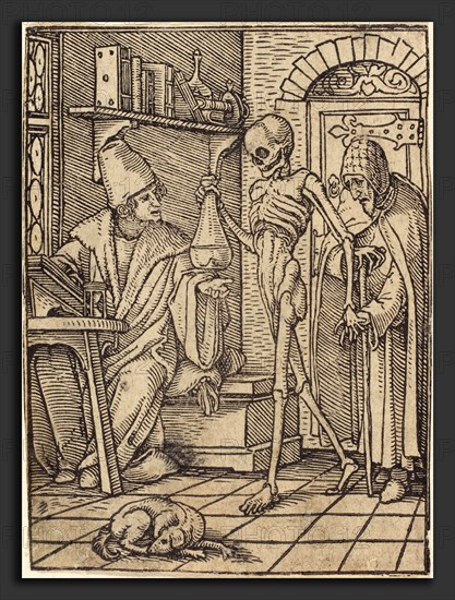 Hans Holbein the Younger (German, 1497-1498 - 1543), Physician, woodcut