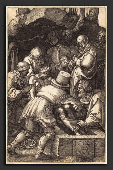 Albrecht DÃ¼rer (German, 1471 - 1528), The Entombment, 1512, engraving