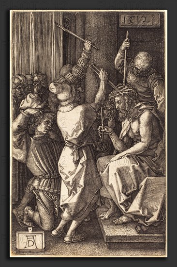 Albrecht DÃ¼rer (German, 1471 - 1528), Christ Crowned with Thorns, 1512, engraving