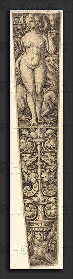 Heinrich Aldegrever (German, 1502 - 1555-1561), Dagger Sheath with the Whore of Babylon