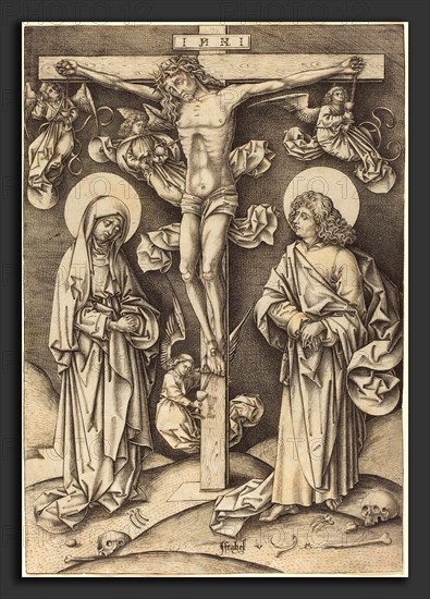 Israhel van Meckenem (German, c. 1445 - 1503), The Crucifixion, c. 1490-1500, engraving