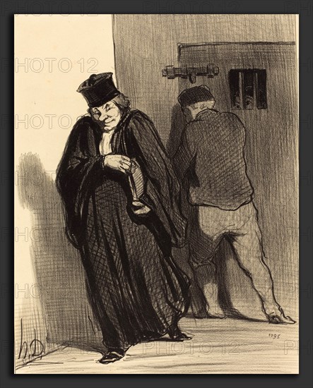 Honoré Daumier (French, 1808 - 1879), Il parait que mon gaillard est un grand scélérat, 1848, lithograph