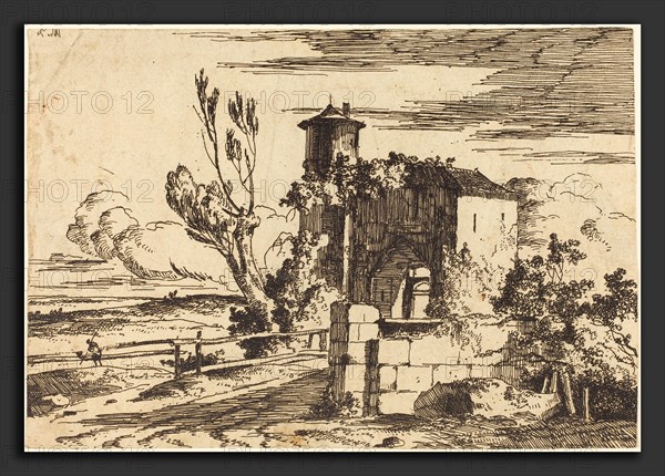 Louis Gabriel Moreau (French, 1739 - 1806), Monumental Entry, etching