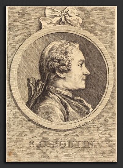 Claude Henri Watelet after Charles-Nicolas Cochin II (French, 1718 - 1786), S.C. Boutin, 1752, etching on laid paper