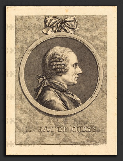 Claude Henri Watelet after Charles-Nicolas Cochin II (French, 1718 - 1786), L. Bay de Curys, 1762, engraving and etching on laid paper