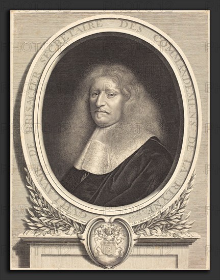 Antoine Masson after Nicolas Mignard (French, 1636 - 1700), Guillaume de Brisacier, 1664, etching and engraving