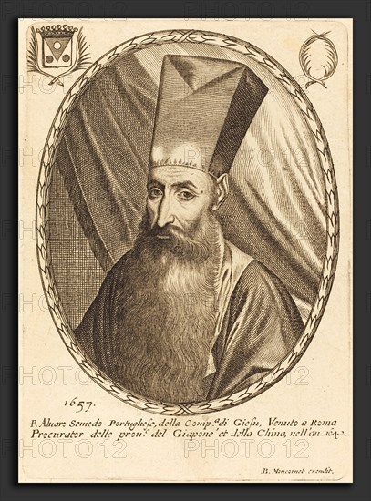 Balthasar Moncornet (French, c. 1600 - 1668), Aluaso Semedo, 1657, engraving on laid paper