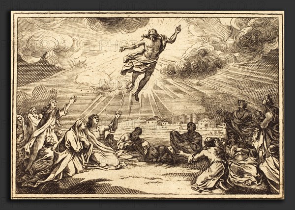 after Sébastien Le Clerc I, The Ascension, engraving