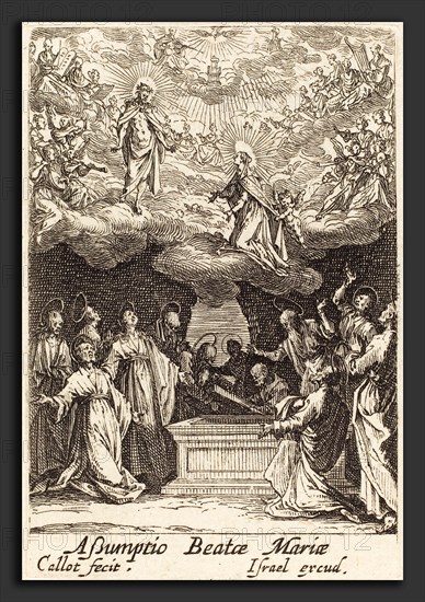 Jacques Callot (French, 1592 - 1635), The Assumption of the Virgin, in or after 1630, etching