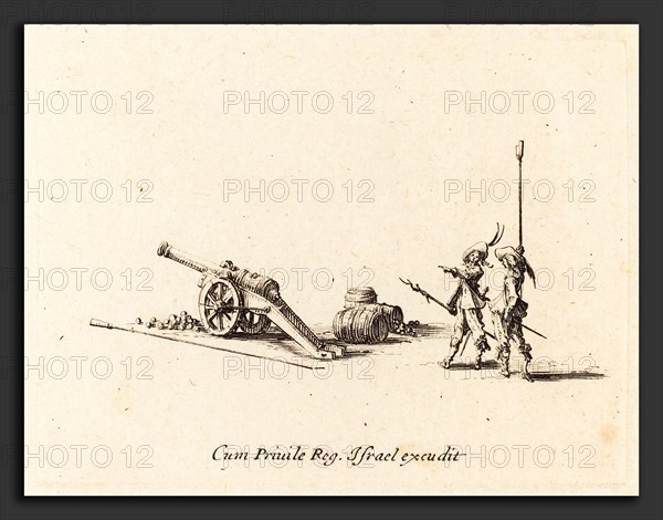 Jacques Callot (French, 1592 - 1635), Preparing to Fire the Cannon, 1634-1635, etching