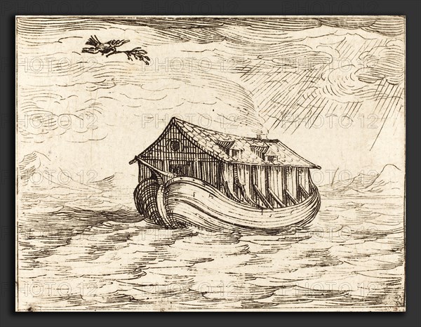 Jacques Callot (French, 1592 - 1635), Noah's Ark, etching