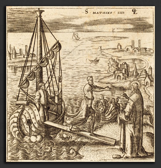 Léonard Gaultier (French, 1561 - 1641), Follow Me and I will Make You Fishers of Men, probably c. 1576-1580, engraving