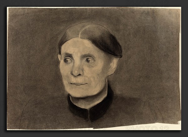 Paula Modersohn-Becker (German, 1876 - 1907), Portrait of a Woman, 1898, charcoal and graphite on wove paper