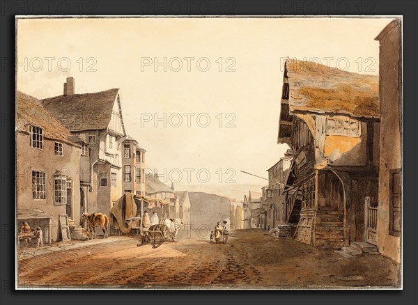 John Varley (British, 1778 - 1842), Conway in North Wales, 1803, watercolor over graphite on wove paper