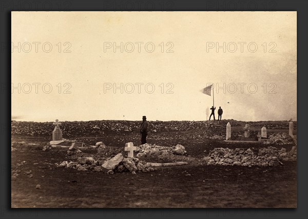 Roger Fenton, Cemetery, Cathcart's Hill, British, 1819 - 1869, 1855, salted paper print from collodion negative, 1856