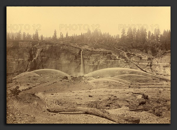 Carleton E. Watkins, Malakoff Diggins, North Bloomfield, Nevada County, American, 1829 - 1916, 1871, albumen print from collodion negative mounted on paperboard